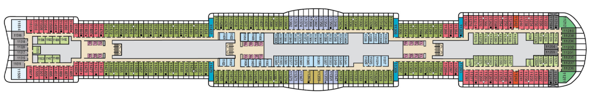 Deck 11 plan